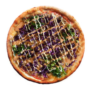 Kebab pizza